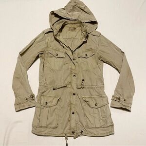 ARITZIA Utility Jacket Womens XS Zip Snap Military Coat